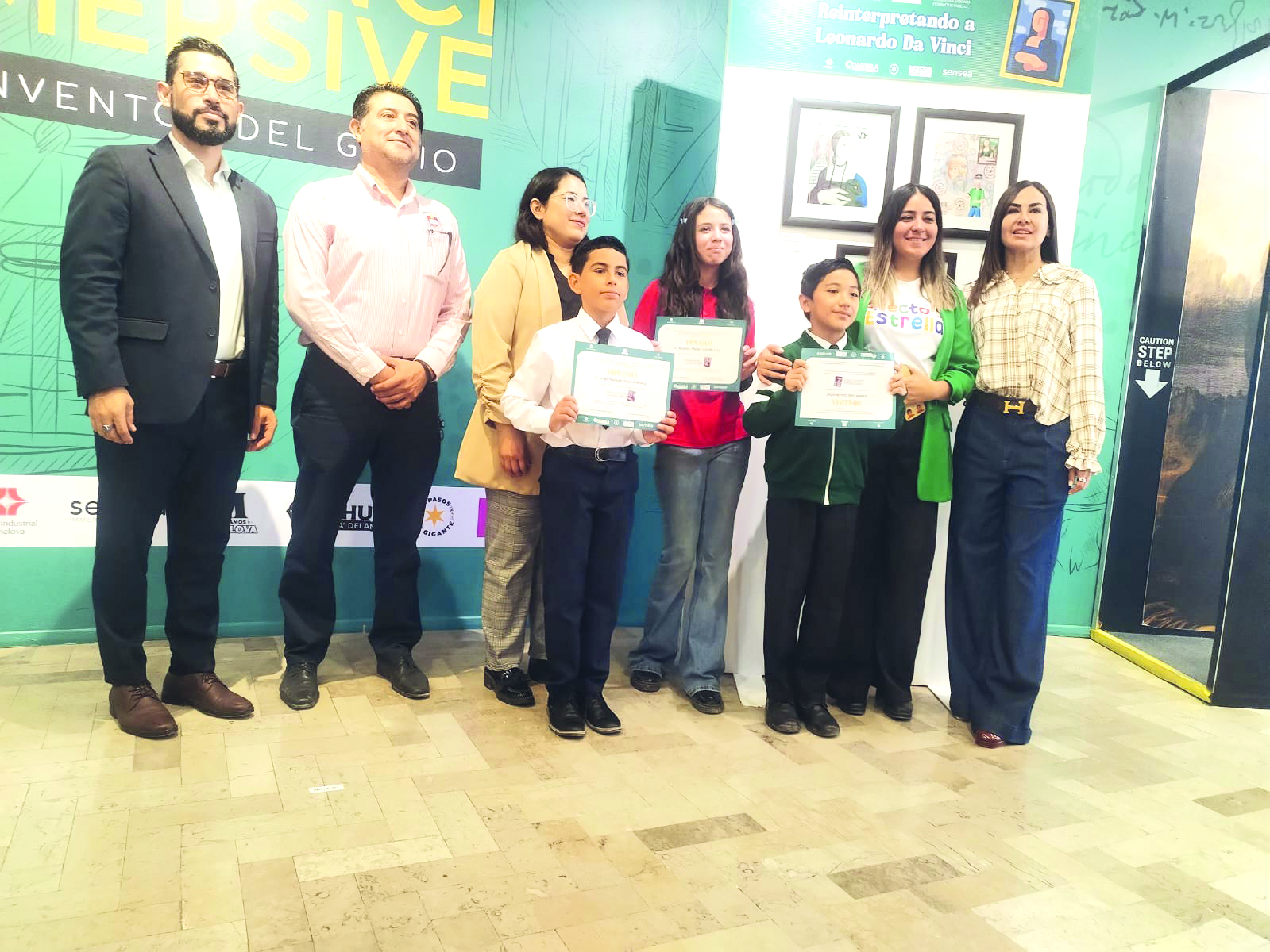 Premian a los ganadores de “Reinterpretando a Da Vinci”