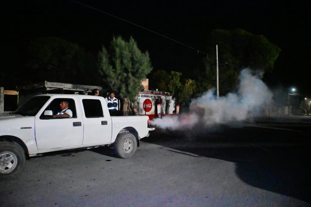 Sari Pérez refuerza prevención de enfermedades con jornadas de fumigación