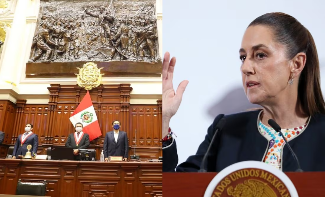 Congreso de Perú declara persona non grata a Claudia Sheinbaum, presidenta de México