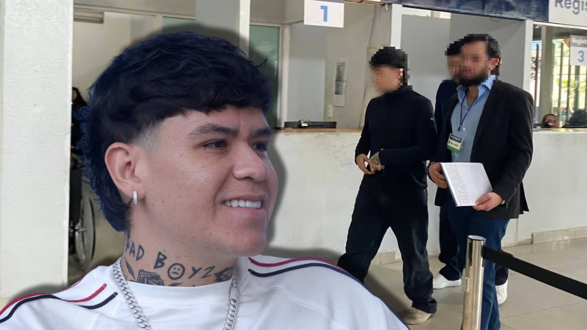 (VIDEO)Junior H comparece en el Ministerio Público: Apología del delito lo llevaría a prisión hasta seis meses