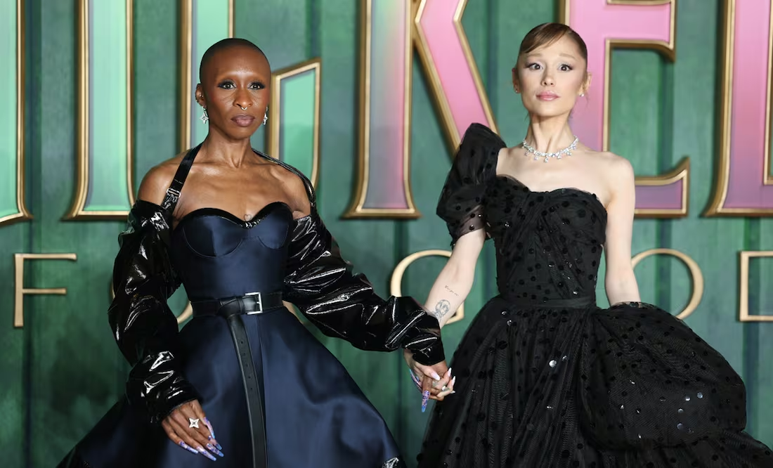 Ariana Grande vive tenso momento y Cynthia Erivo la defiende cuando fan se lanza sobre ella en la premiere mundial de «Wicked: For Good»