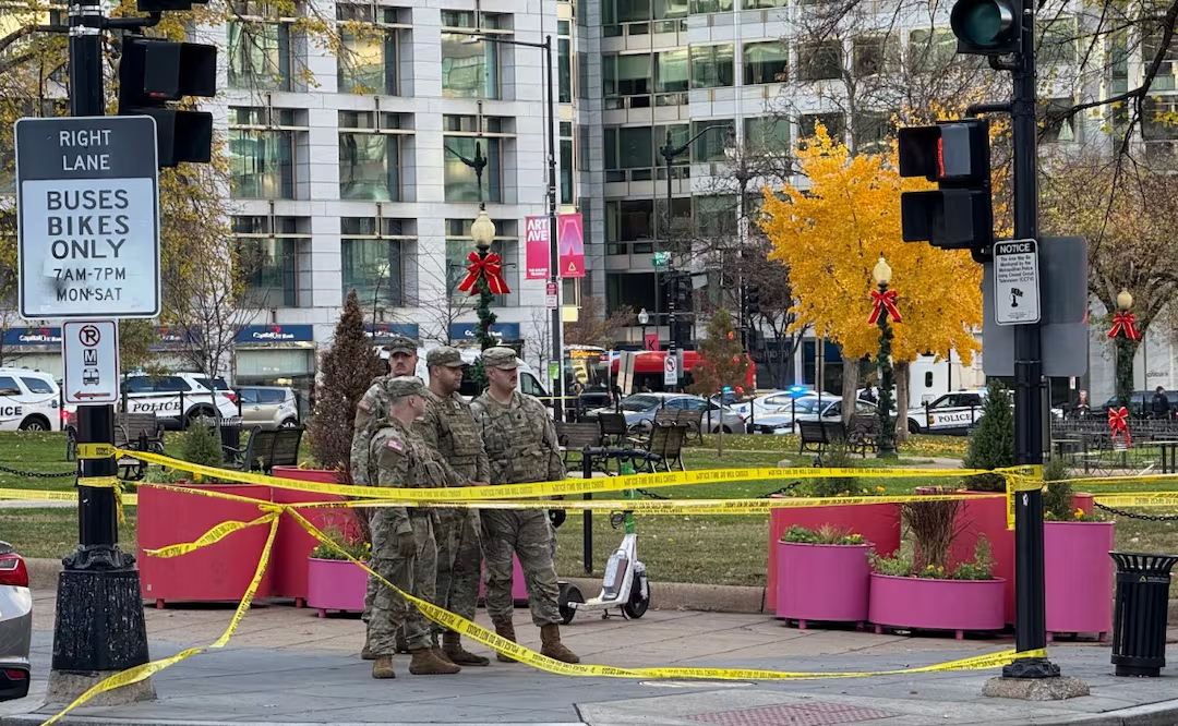 Pentágono anuncia envío de 500 militares más tras tir*teo en Washington; ataque fue acto de violencia, dice FBI