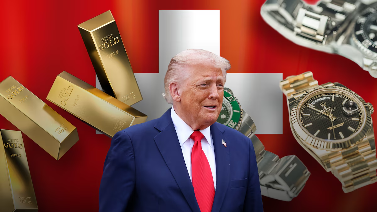 ¿Políticos suizos sobornaron a Trump? Acusan que regalaron oro y relojes previo a aranceles