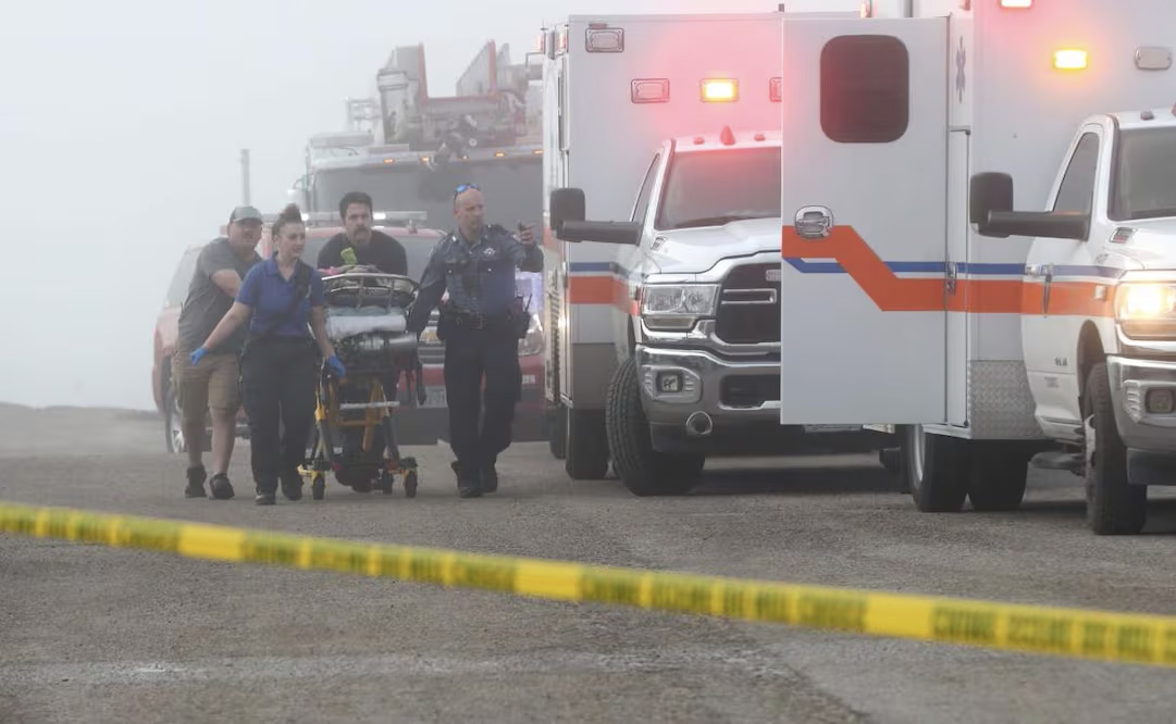 Mueren 5 al estrellarse avión de la Semar en Tx.