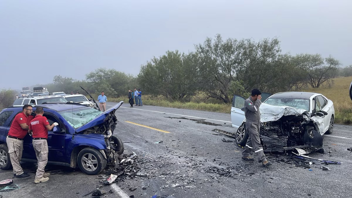 Mueren 3 en accidente carretero en Tamaulipas