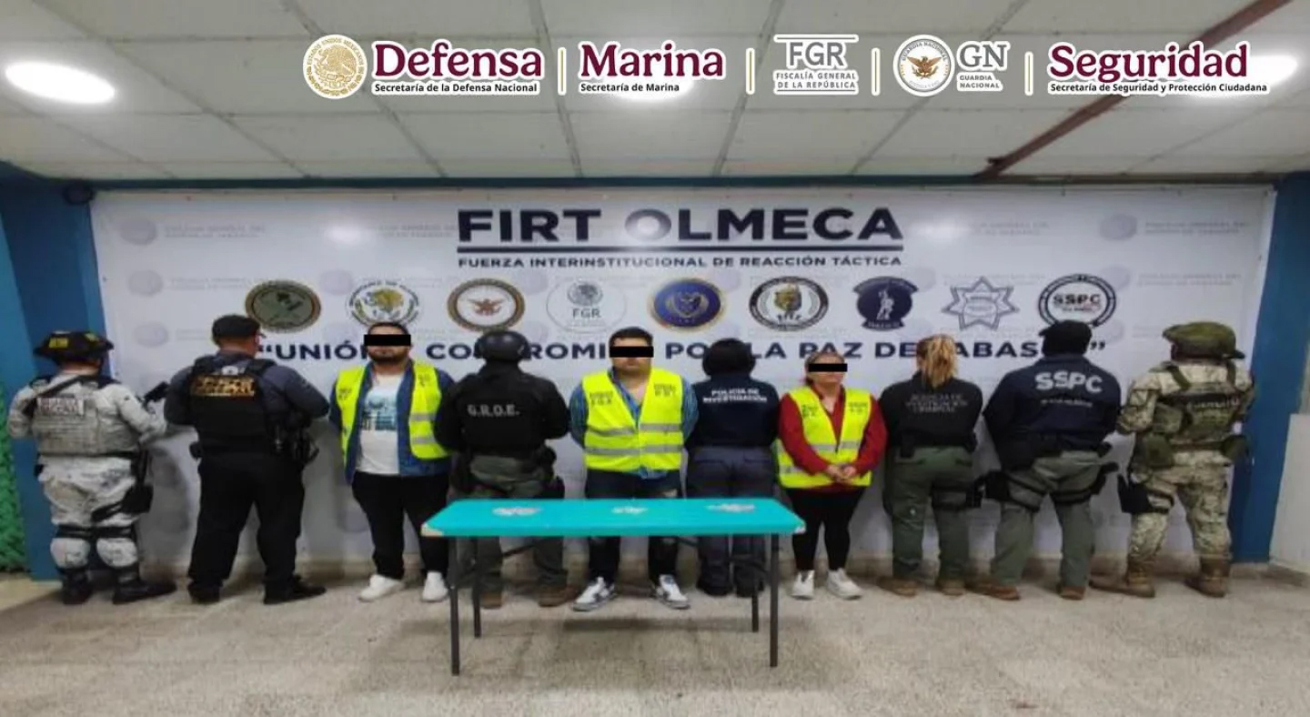 Capturan a líder del CJNG en Macuspana