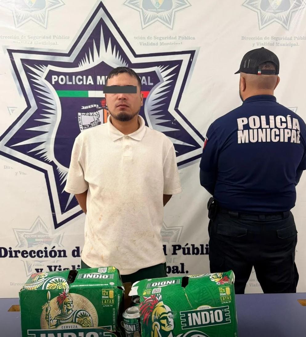 Trataba de robarse la ‘cheve’; cae detenido