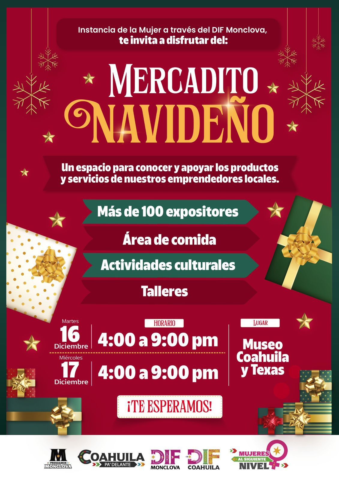 Invita Municipio al Mercadito Navideño