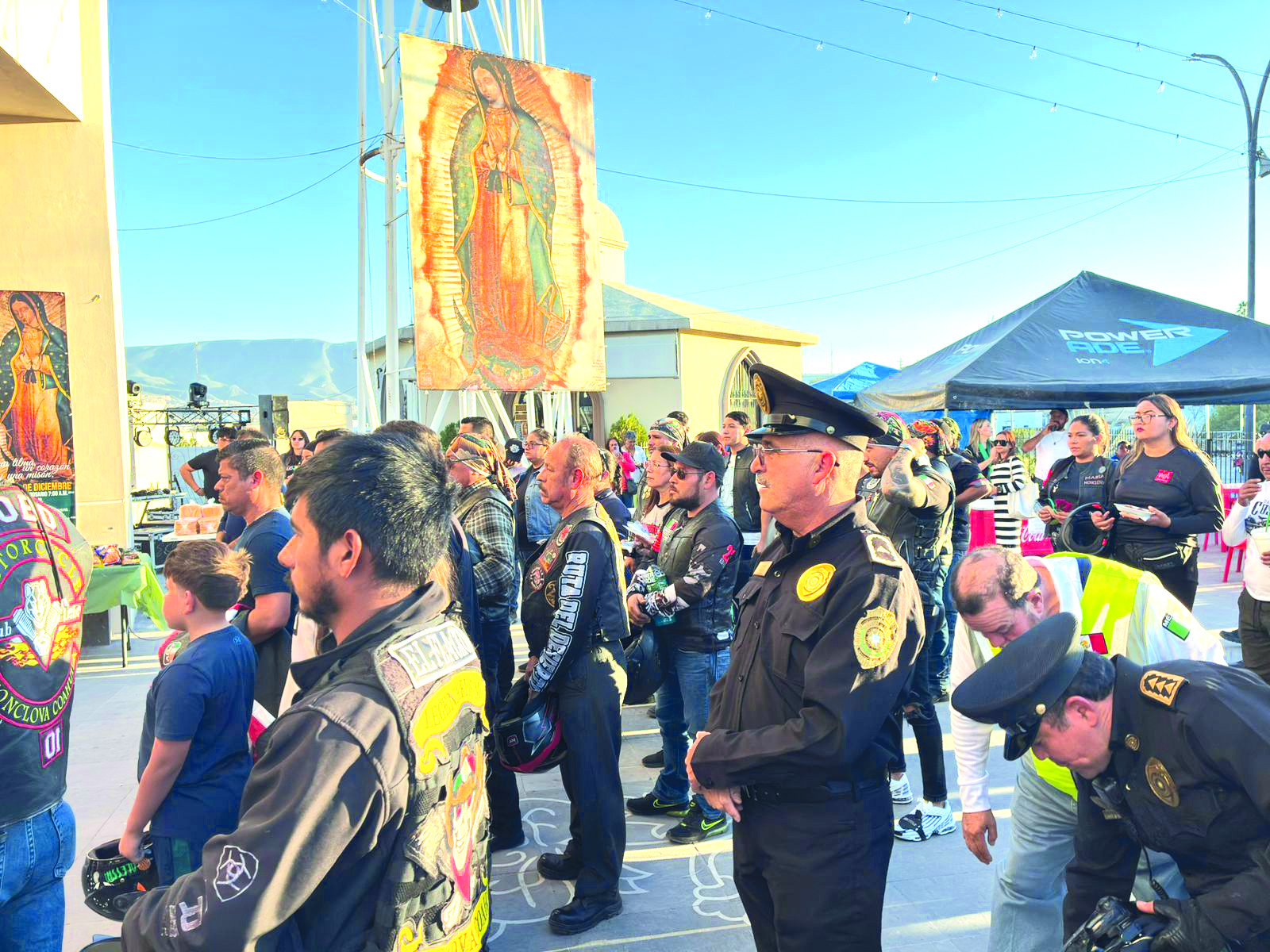 Caravana motorizada para celebrar a Virgen