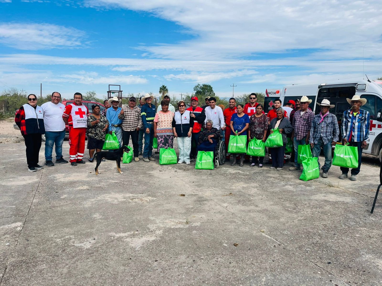 Lleva Cruz Roja brigada a 2 ejidos de Castaños