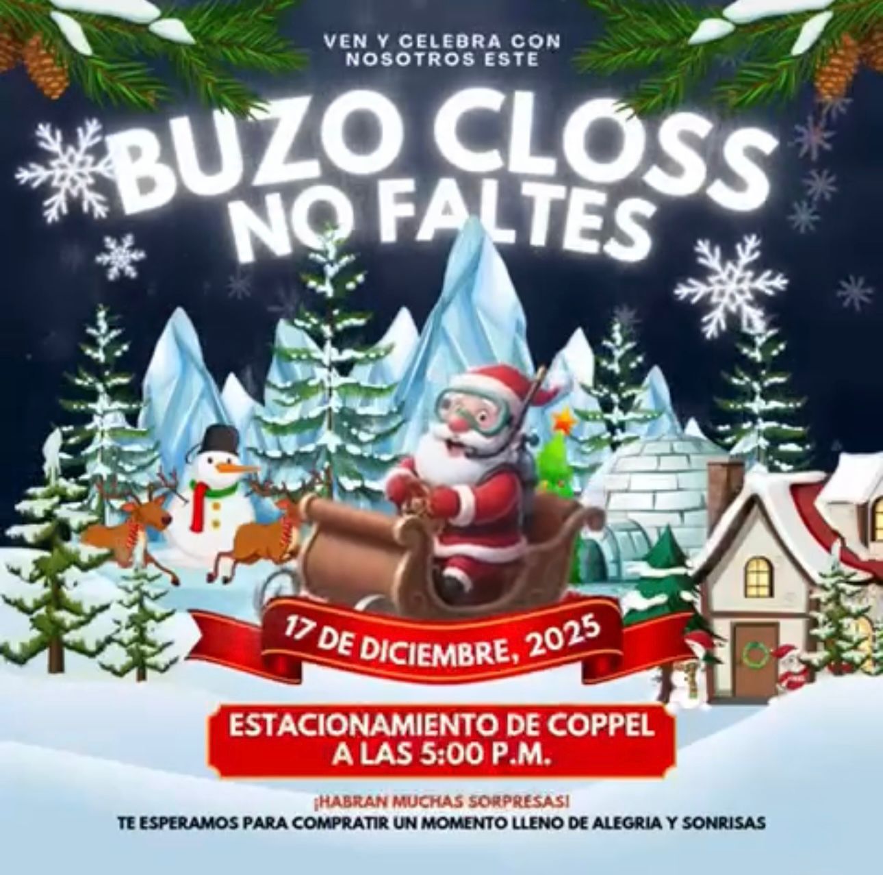Respalda Múzquiz festejos navideños