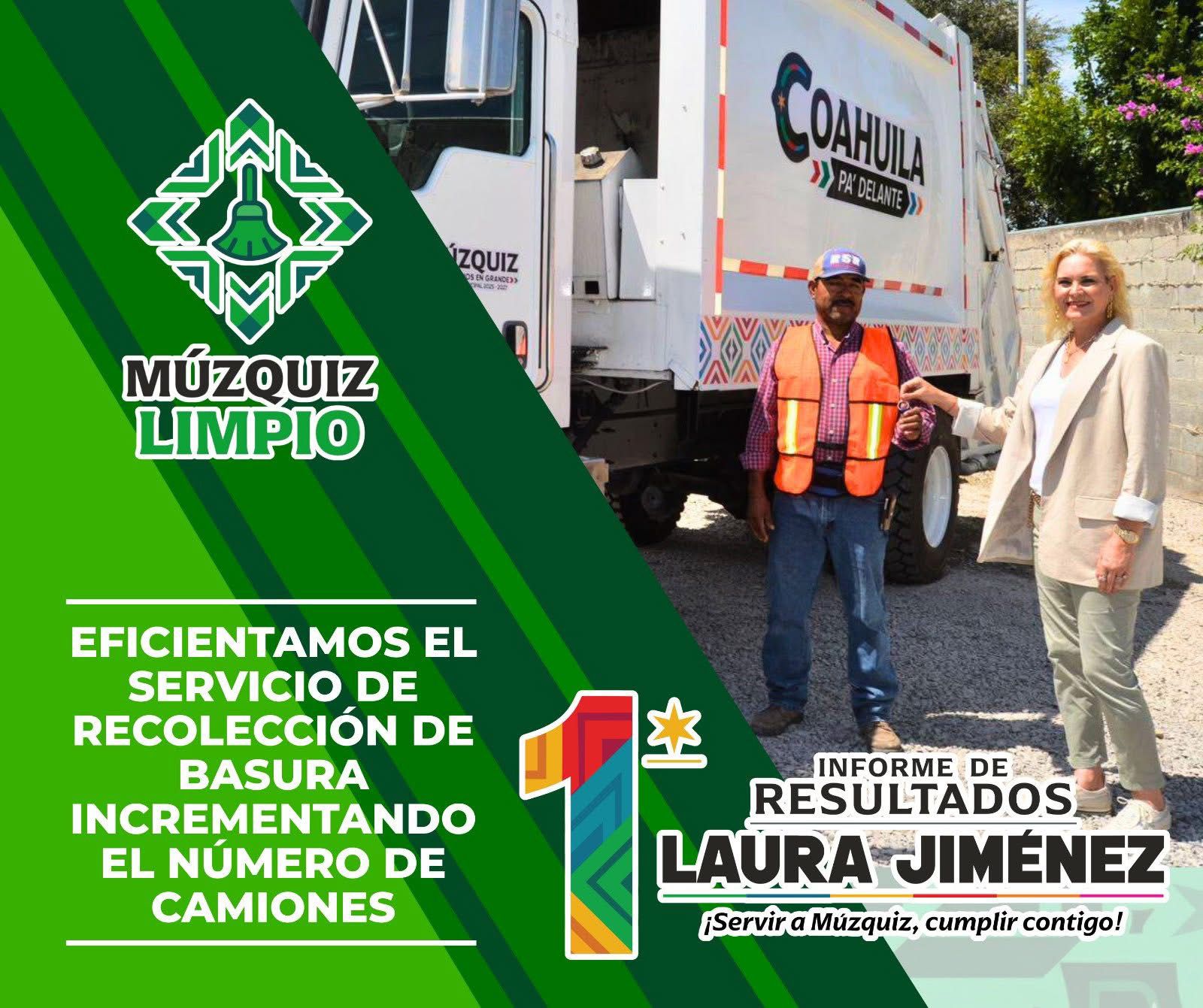 Fortalece Múzquiz servicio de recolección de basura