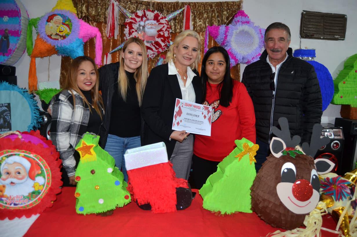 CLAUSURA DE CURSOS DE PIÑATAS EN BARROTERÁN Y VILLA DE PALAÚ