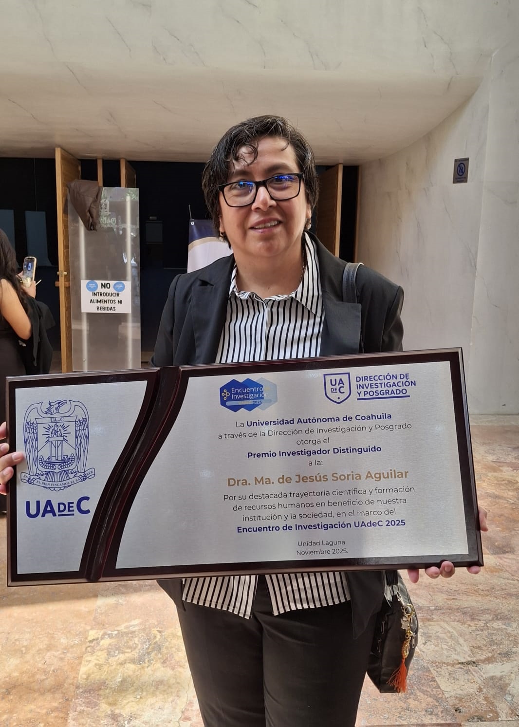 Es profesora de Metalurgia “Investigadora Distinguida”
