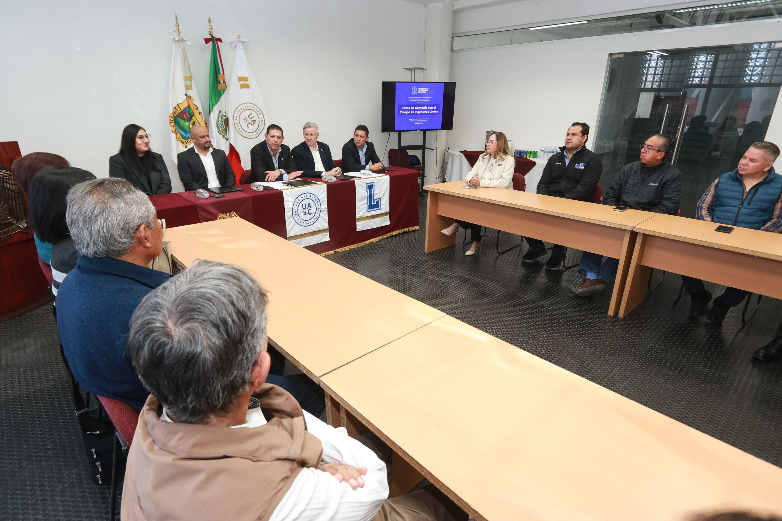 Firma UAdeC colaboración Colegio de Ingenieros Civiles