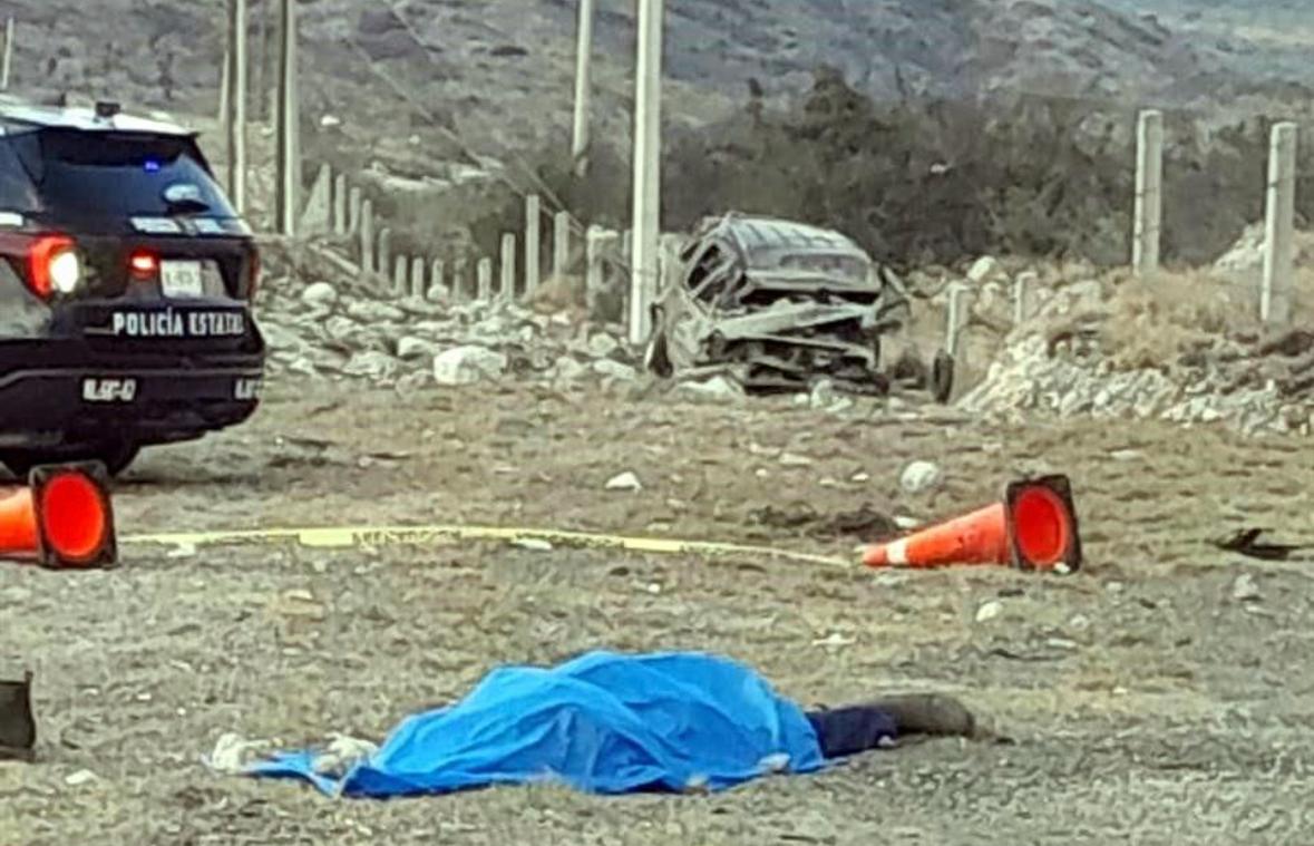 Vuelca y muere en la Carretera a Saltillo