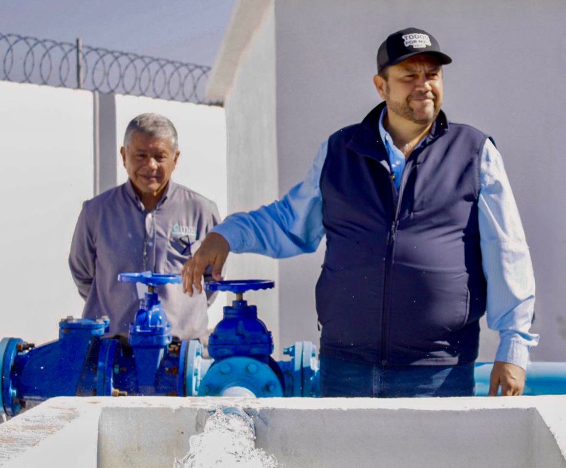 Gobierno de Tomás Gutiérrez pone en marcha nuevo pozo; mejorará suministro de agua