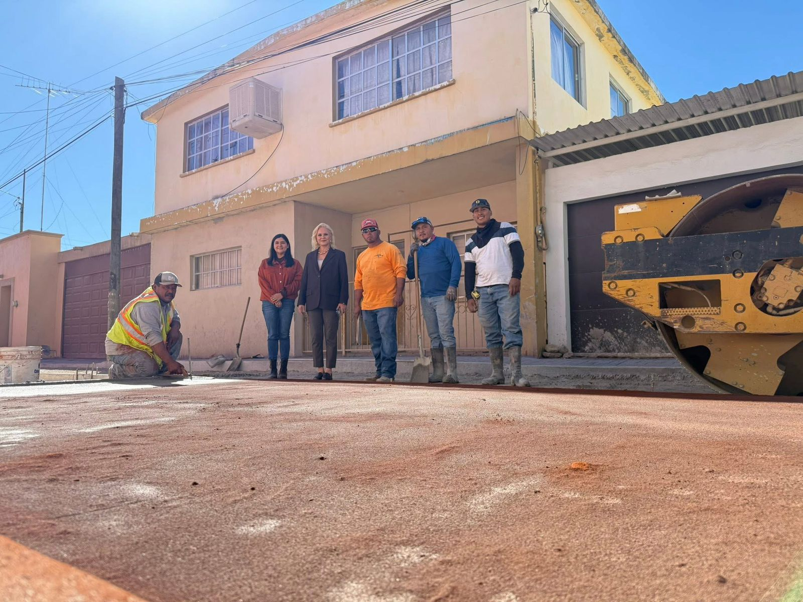 Supervisa avances Laura Jiménez en obra integral de la calle Victoria