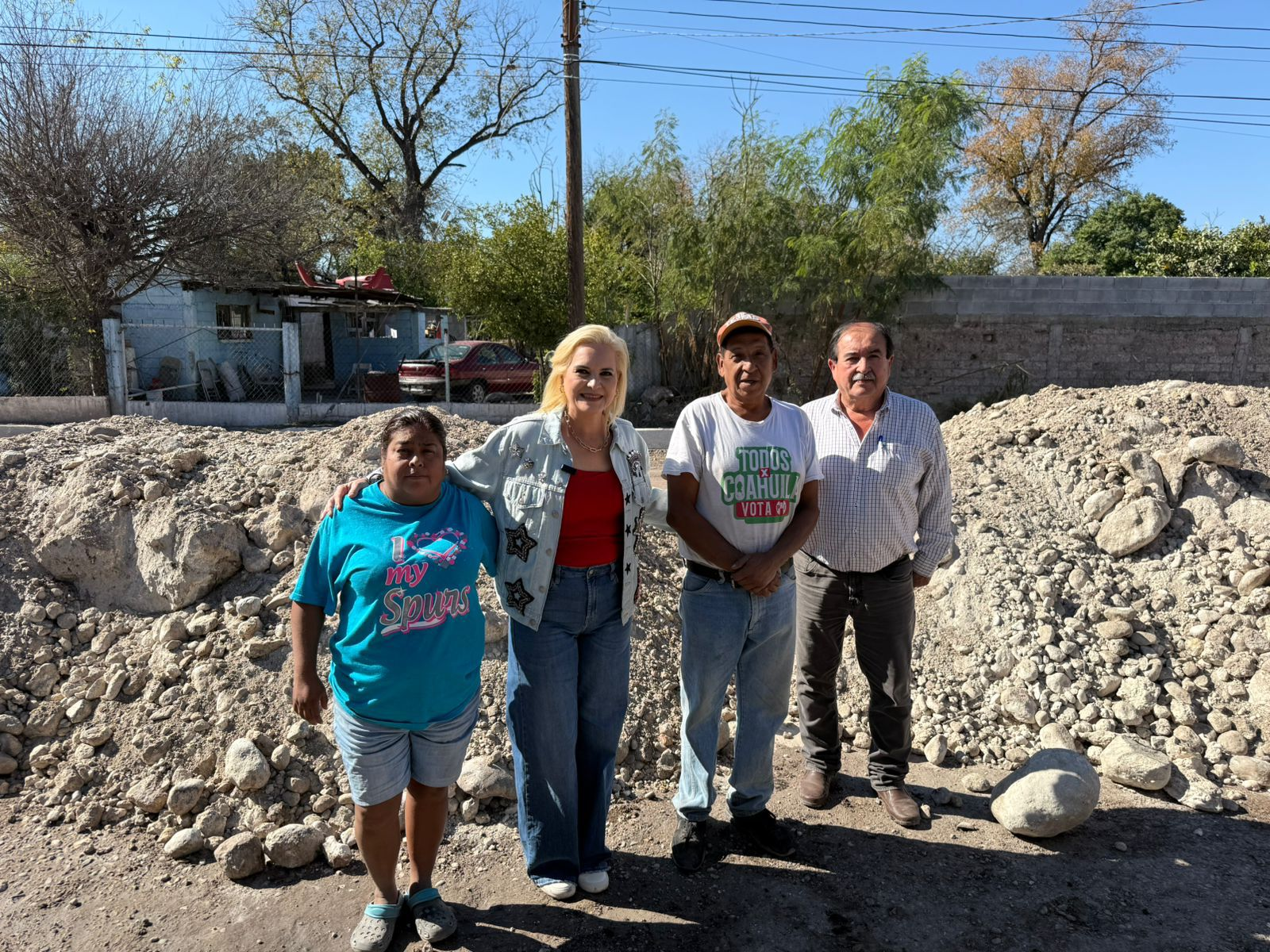 Continúa Laura Jiménez con más de obras pavimentación en la Villa de Palaú