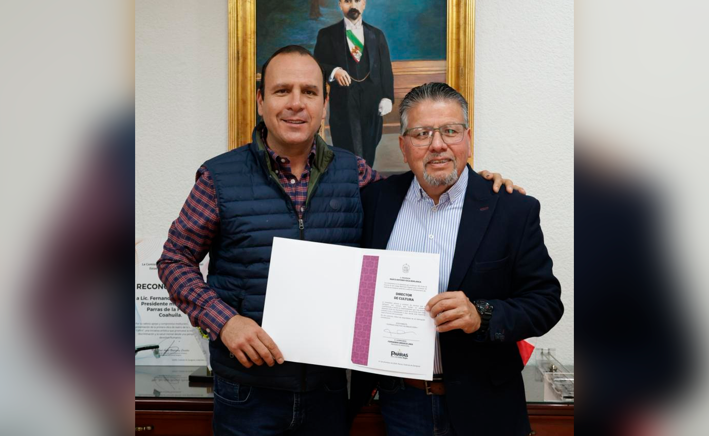 Nombran a nuevo Director de Cultura en administración de Parras