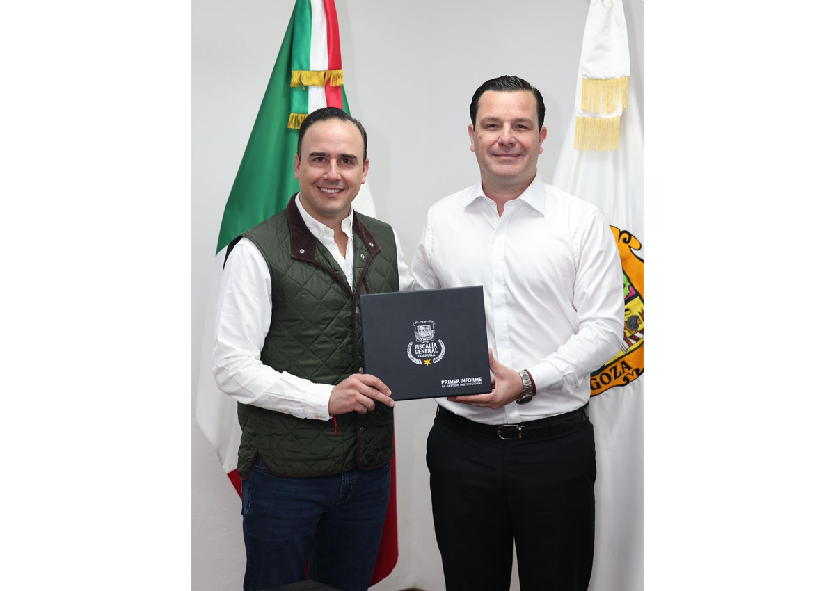TRABAJANDO EN EQUIPO FORTALECEMOS LA FISCALÍA DE COAHUILA: MANOLO