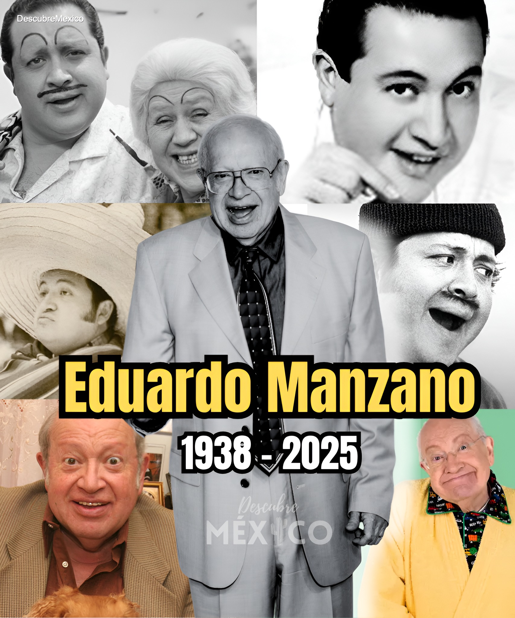 «A wiwi» y mil voces más, él fue Eduardo Manzano, «El polivoz» que hizo reír a México