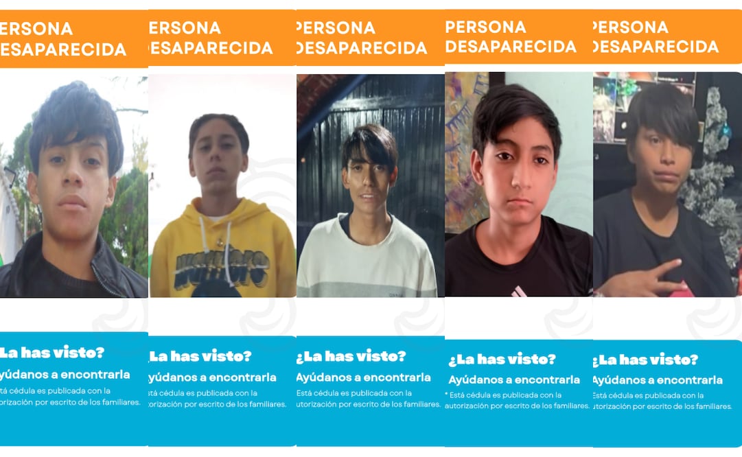 Desaparecen cinco adolescentes de entre 14 y 15 años en Jalisco