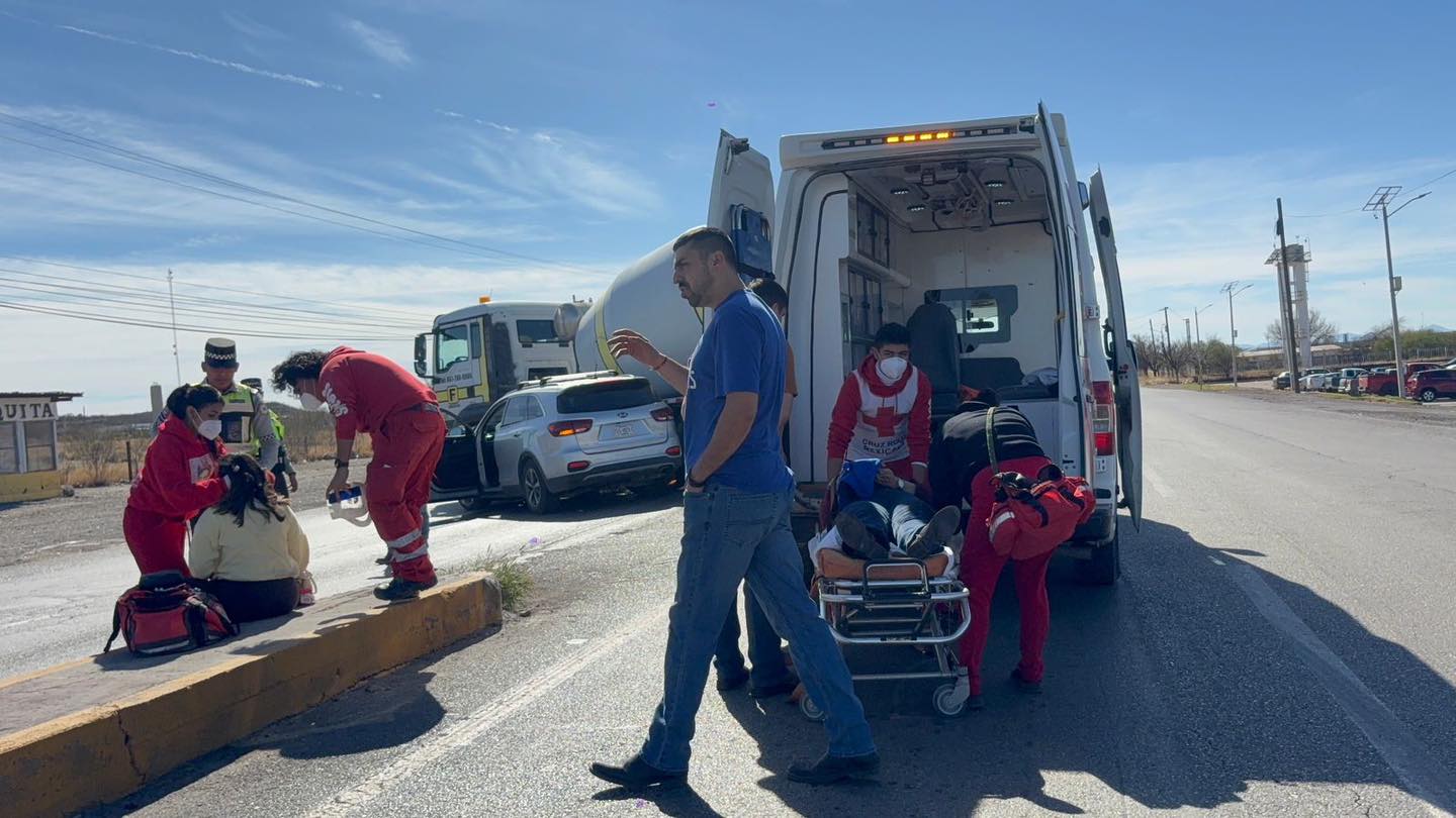 Colisión en la carretera 57 deja 2 mujeres lesionadas