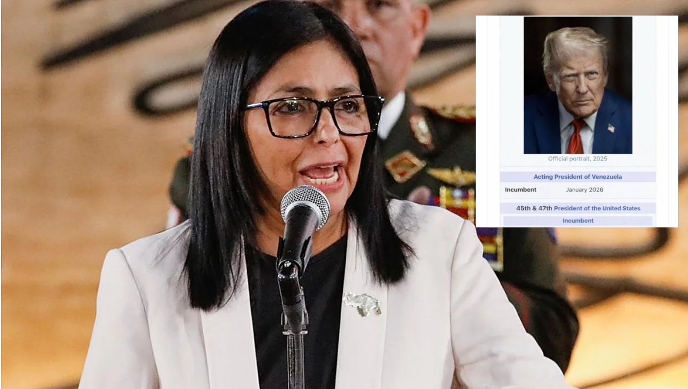 «Aquí hay un gobierno que manda»: Delcy Rodríguez reafirma que es presidenta encargada de Venezuela tras publicación de Trump