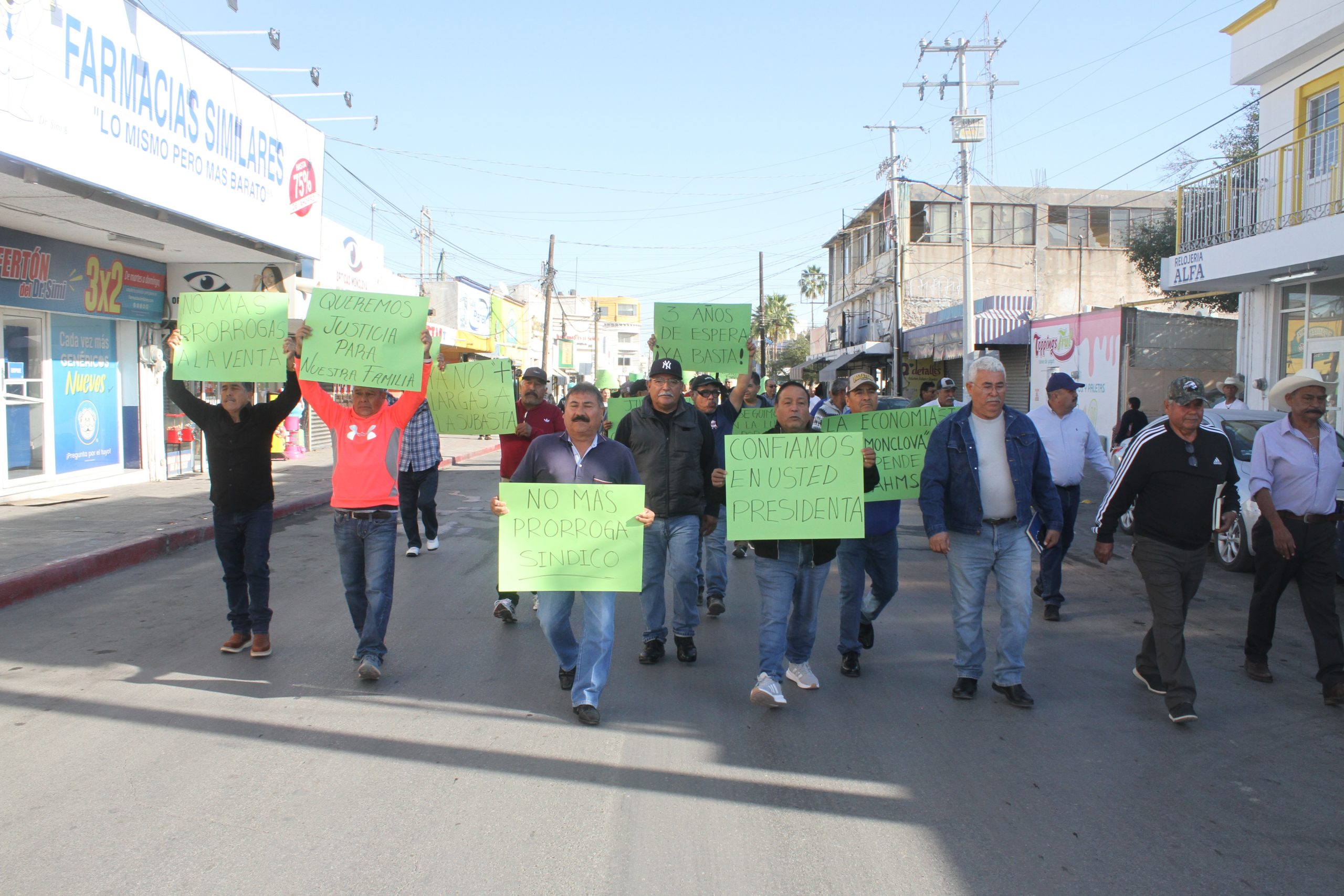 Acuerdan nueva protesta por demora en la subasta