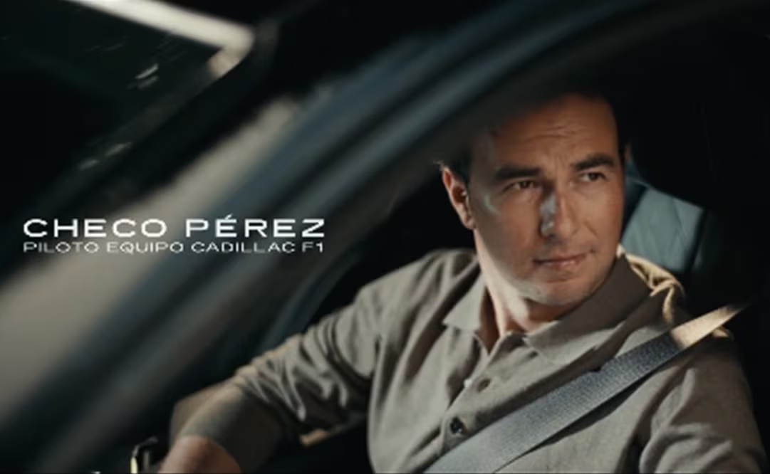 Sergio ‘Checo’ Pérez aparece en su primer comercial con Cadillac