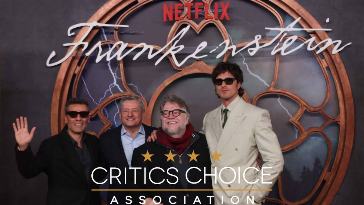‘Frankenstein’, de Guillermo del Toro, brilla en los Critics Choice Awards 2026, ‘termómetro’ del Oscar