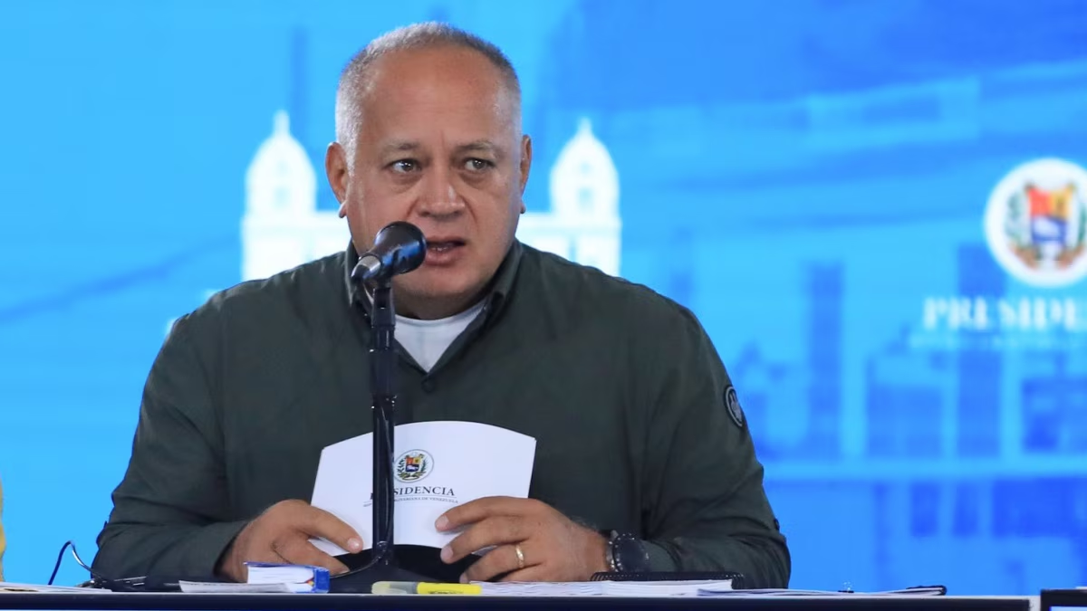 ⁠¿Quién es Diosdado Cabello? EU ofrece recompensa de 25 mdd por el ‘tercero al mando’ de Venezuela