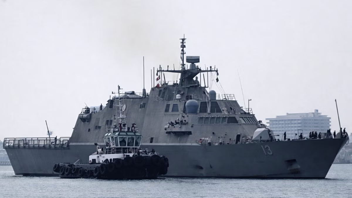 Llega a Veracruz buque de guerra USS Wichita de la Armada de EU