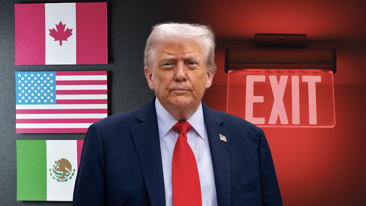 Trump evalúa sacar a EU del tratado con México y Canadá