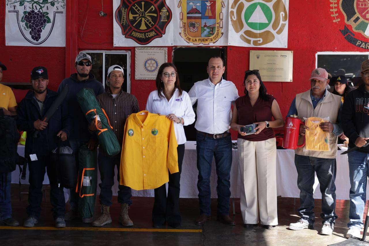 Listos para combatir incendios forestales