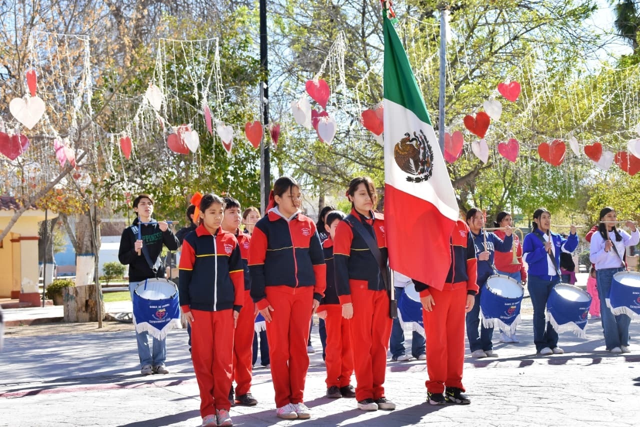 CONMEMORA CIÉNEGAS EL DÍA DE LA BANDERA