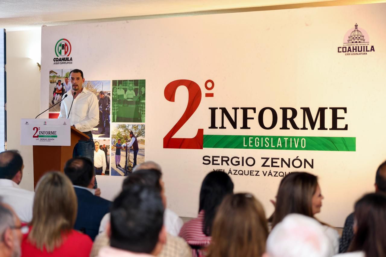 Rinde Sergio Zenón Velázquez Segundo Informe Legislativo