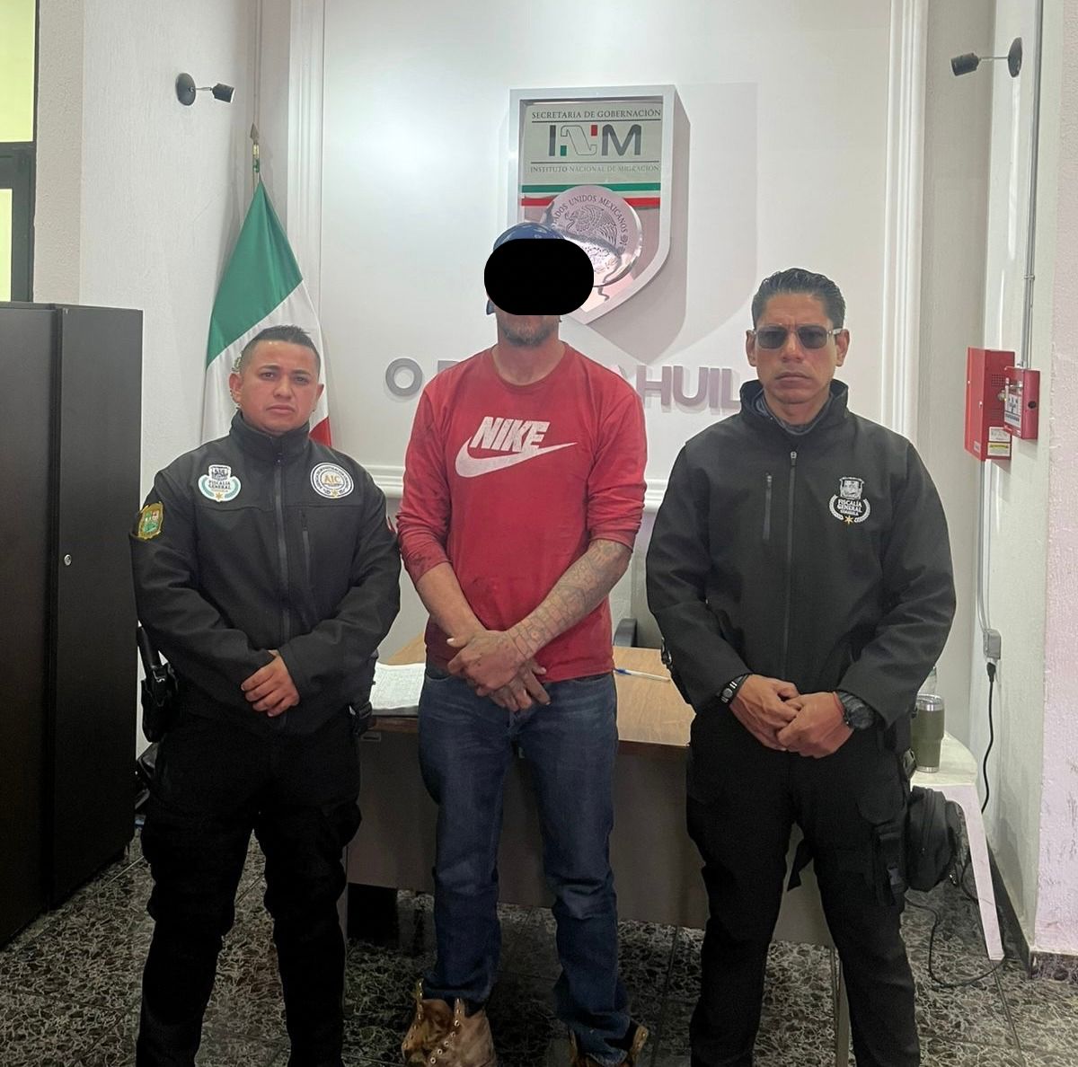 Detiene AIC a ladrón Buscado en los EUA