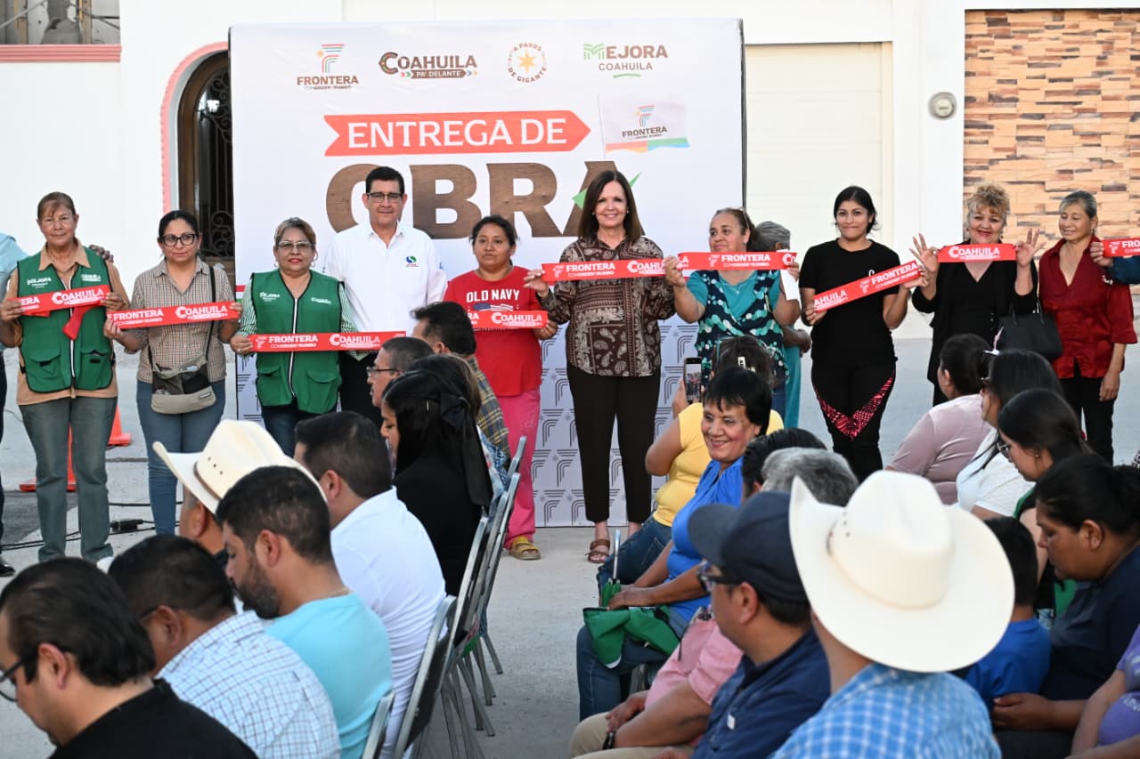 Entregan obra hidráulica en la Héroe de Nacozari