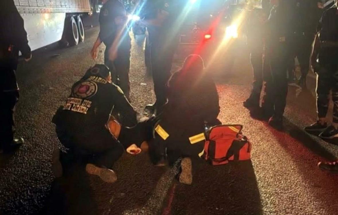 Mata motociclista a peatón en la Sal-Mon