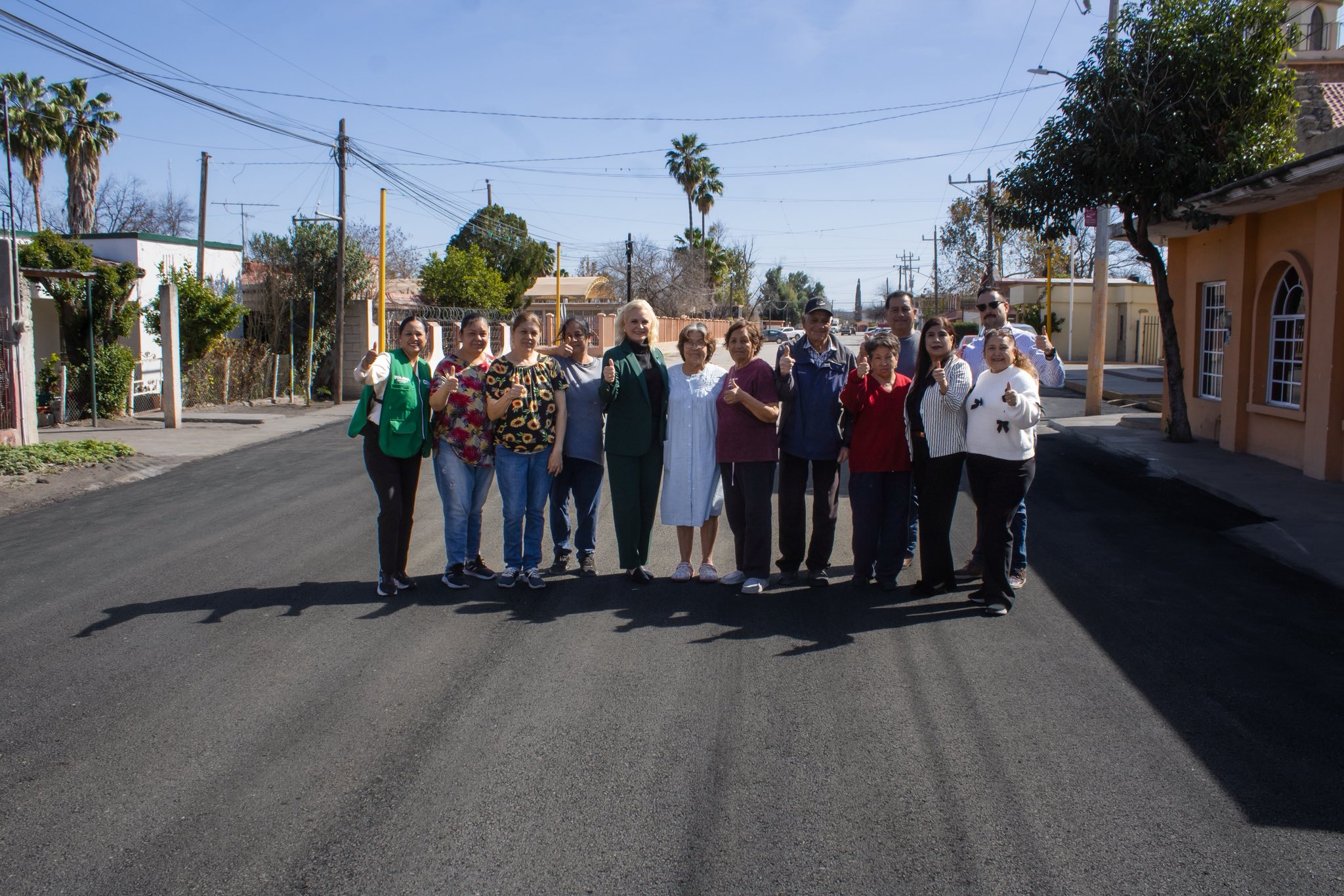 Avanza reconstrucción de vialidades de Palaú