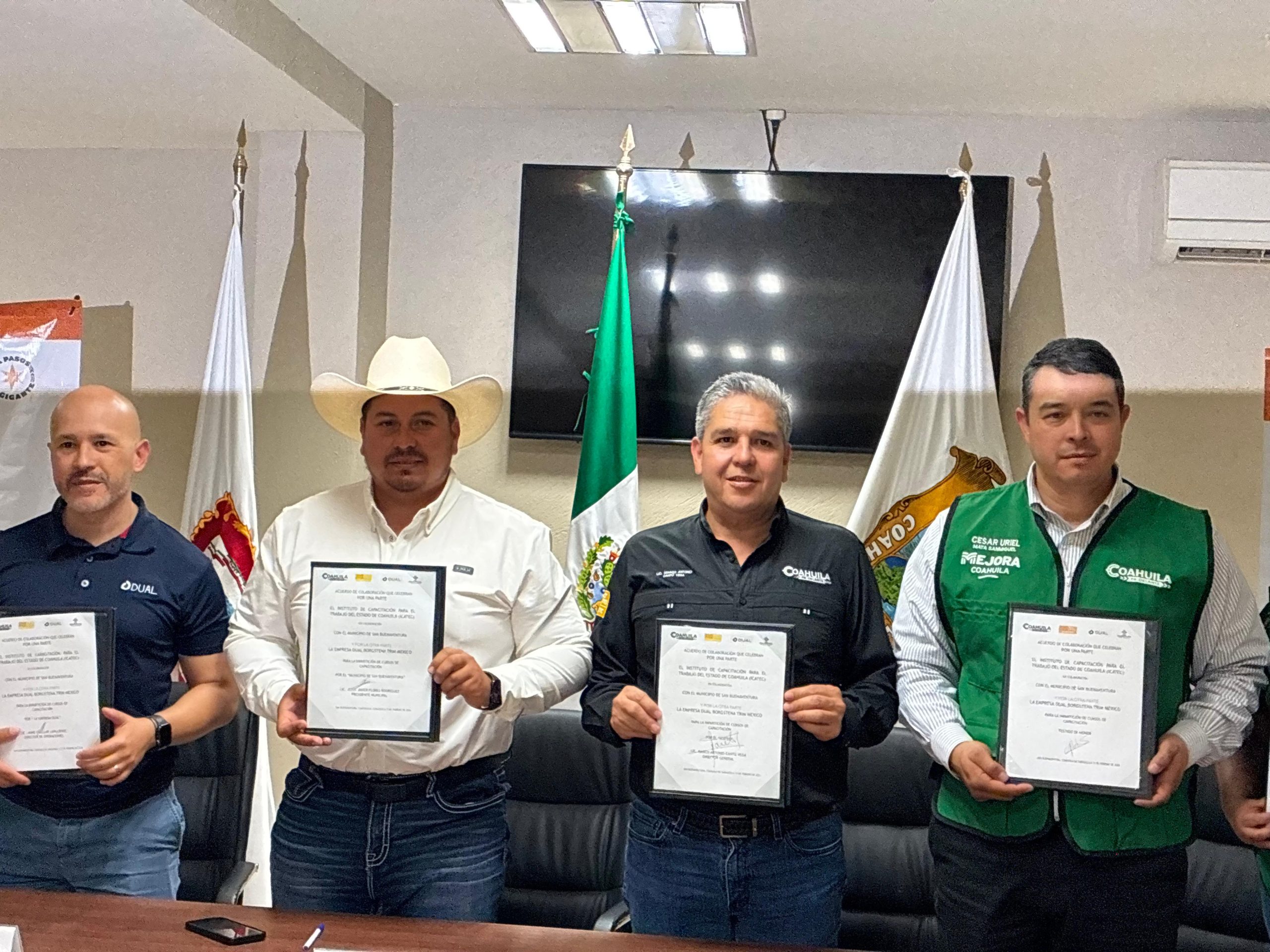 Pactan SB,ICATEC y Dual por capacitación