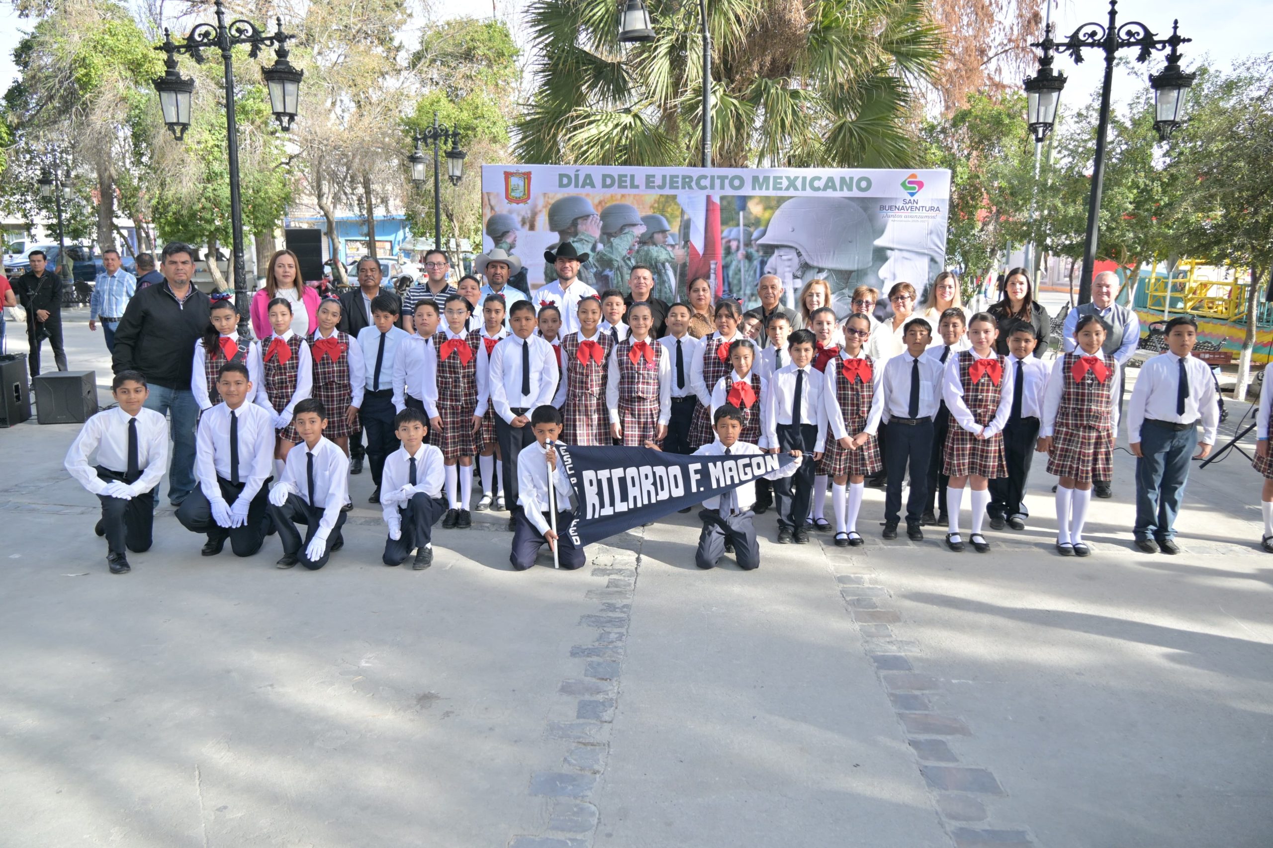 Honran en San Buena al Ejército Mexicano