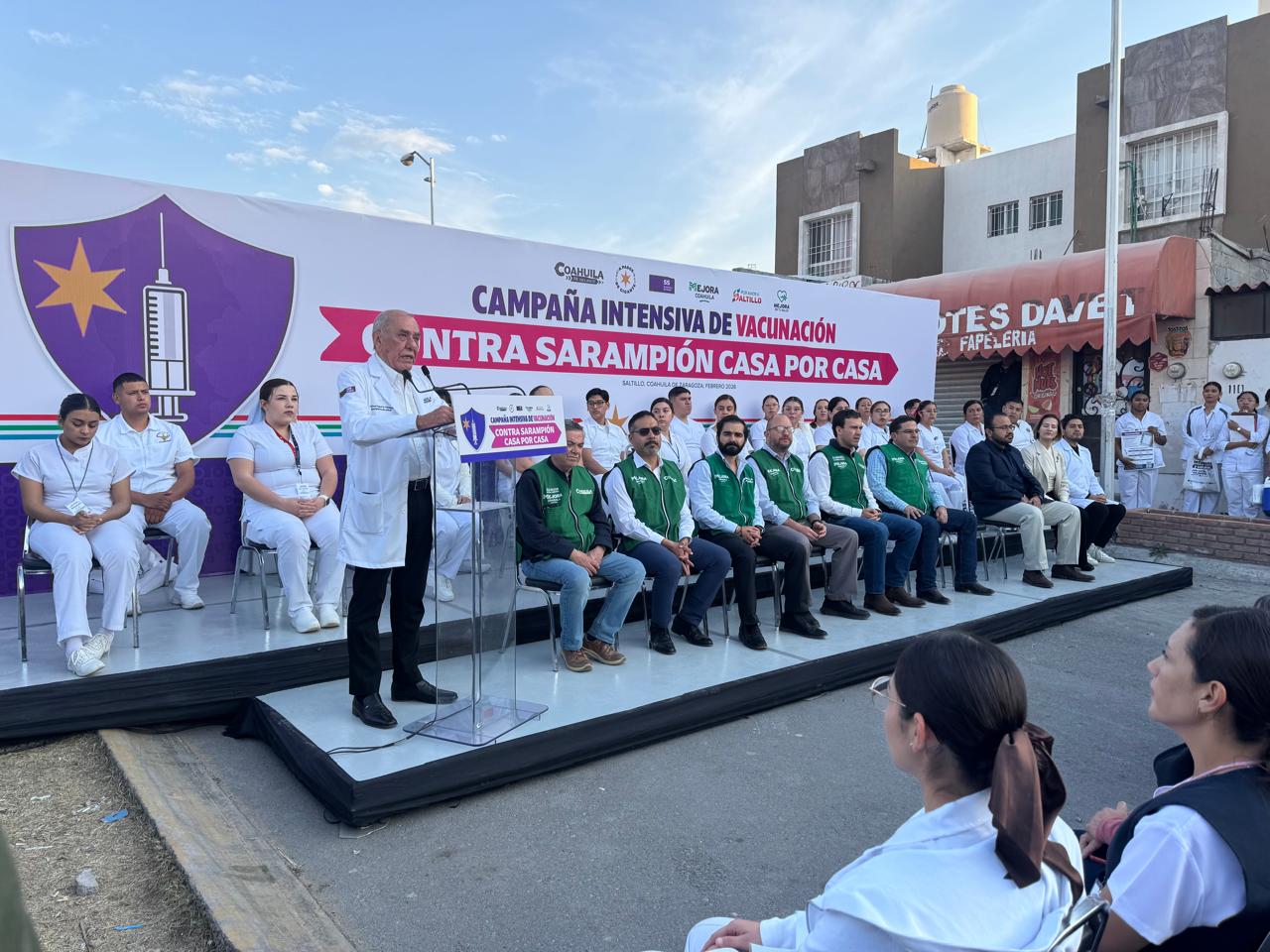 REFUERZAN PREVENCIÓN EN COAHUILA ANTI-SARAMPION