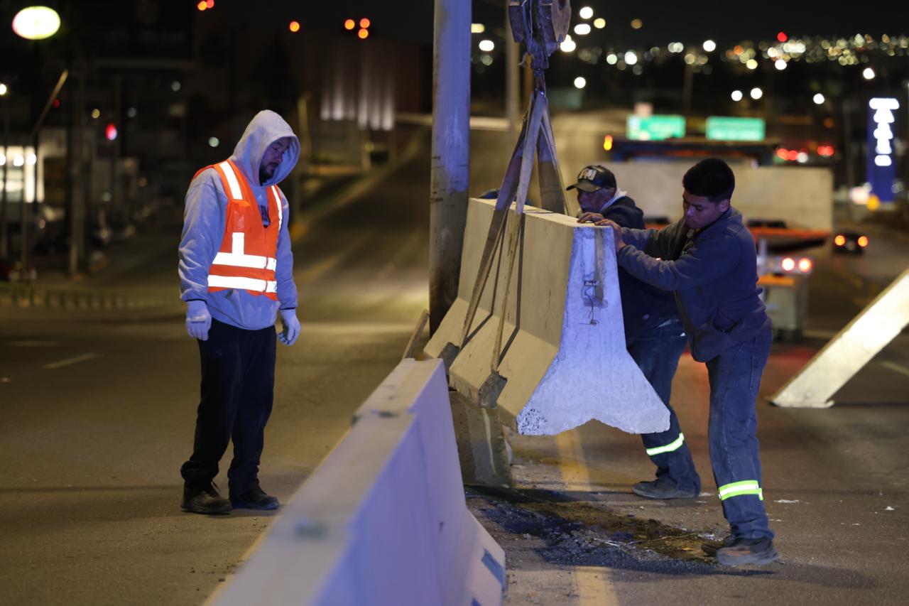 Mejora Saltillo la seguridad vial en el bulevar Nazario S. Ortiz
