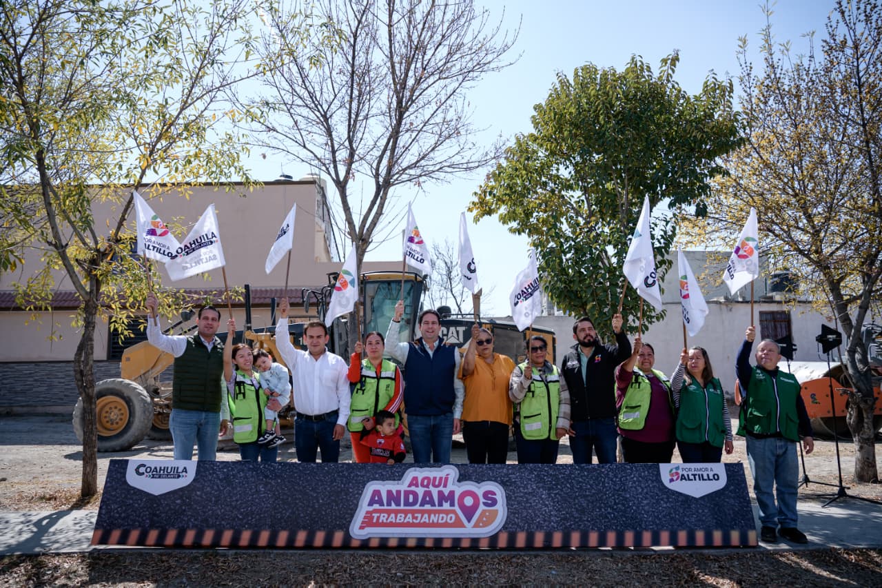 Mejora Javier Díaz vialidades al sur de Saltillo