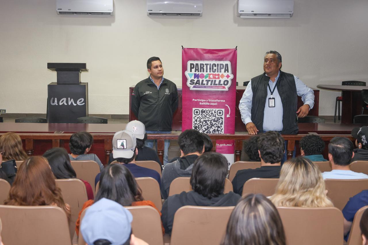 Suman a estudiantes al programa Participa Saltillo