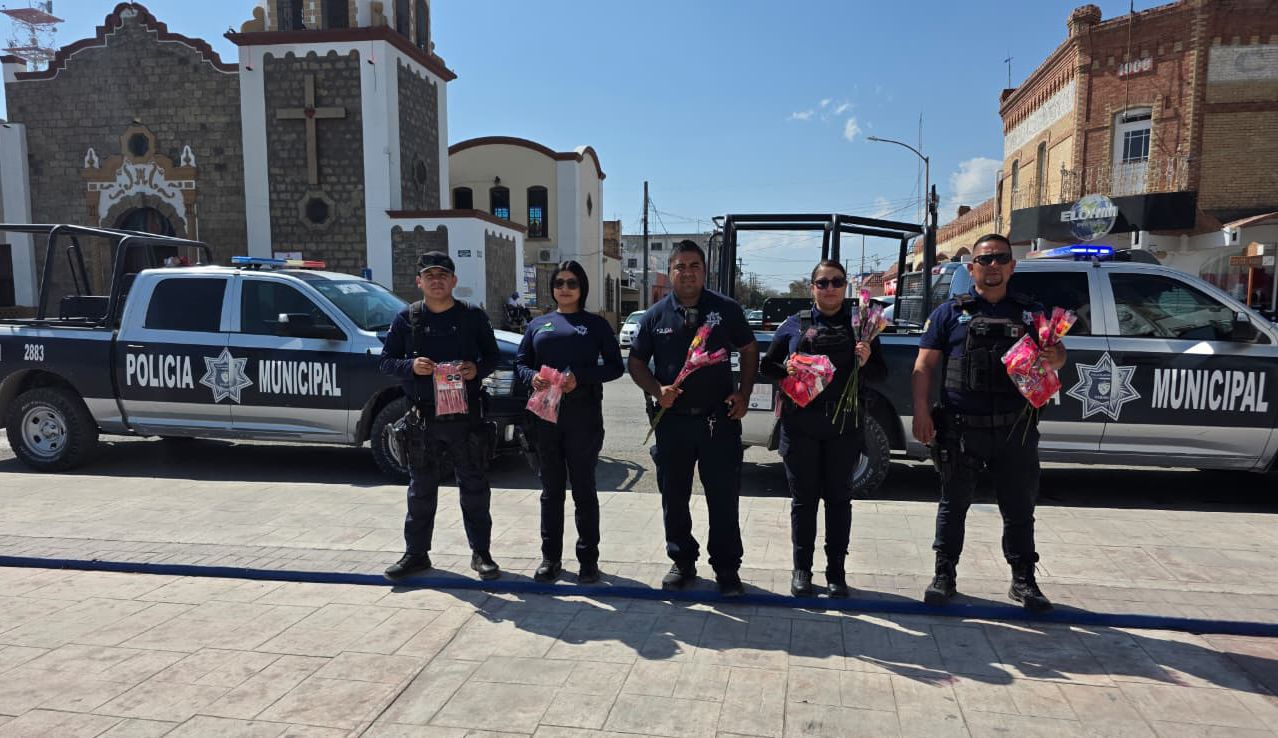 Refuerza Mando Coordinado Policial cercanía con la ciudadanía en el Día del Amor y la Amistad