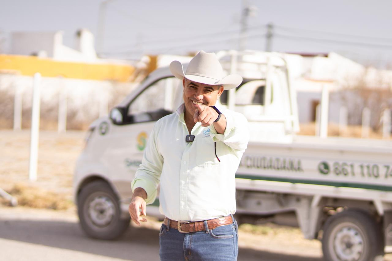 Supervisa Chano Díaz atención a reportes ciudadanos en colonias de Sabinas
